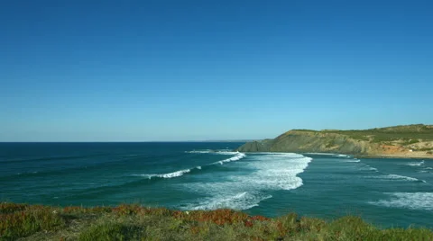 Amoreira beach Stock Footage 46916139