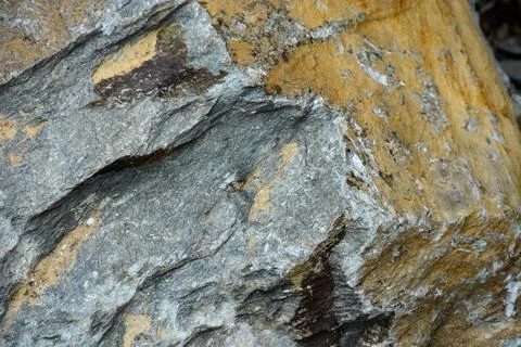 Amorphous rocks with beautiful design , pattern and color Stock Photos