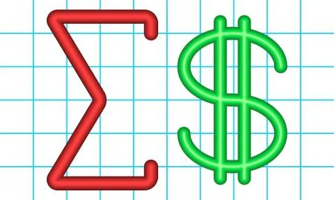 Amount of dollars 스톡 일러스트