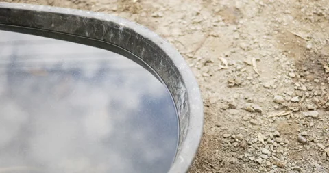 The amount of water in the basin Stock Footage 183845279