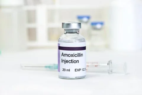Amoxicillin Injection Stock Photos