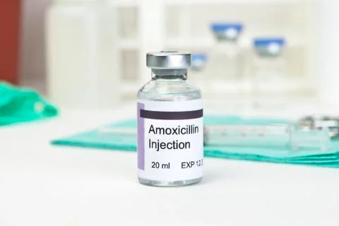 Amoxicillin Injection Foto stock
