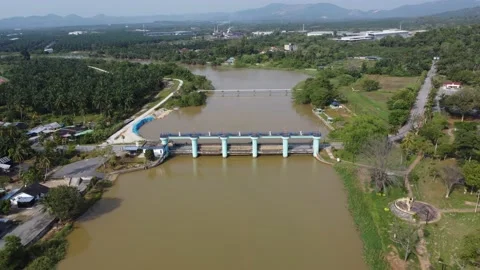 Ampang Jajar Dam Stock Footage 197009660