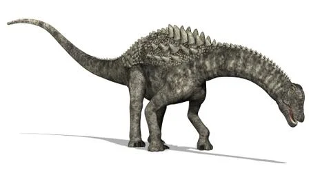 Ampelosaurus Browsing Stock Illustration