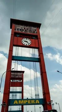Ampera Bridge Stockfoto's
