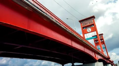 Ampera Bridge Stockfoto's