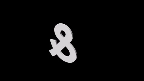 Ampersand sign Stock Footage 335108693
