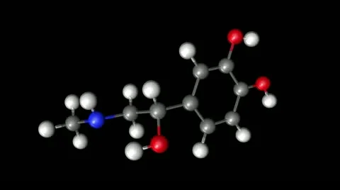 An amphetamine molecule 動画素材 12377499