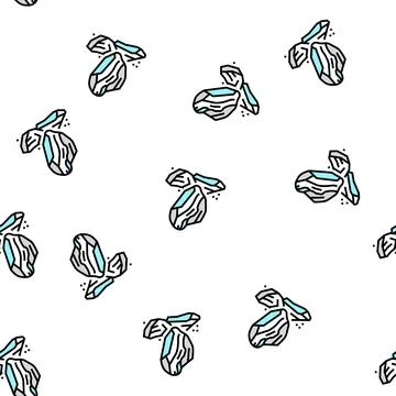 Amphetamines drug vector seamless pattern Stock Illustration