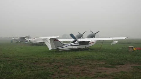 Amphibious aircraft Stock Photos