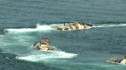 Amphibious assault Stock Footage 49605825