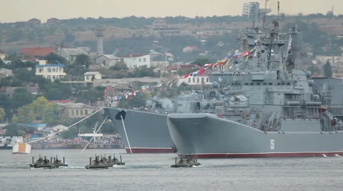 Amphibious landing Stock Footage 40401732