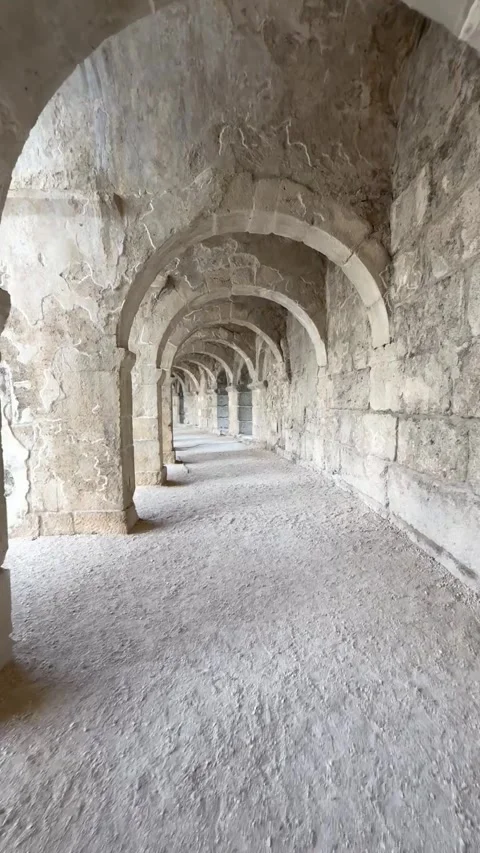 Amphitheater Aspendos Stock Footage 309147389