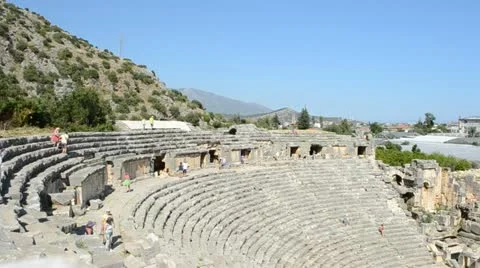 Amphitheater Stock Footage