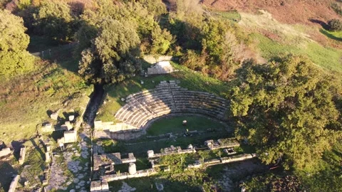  amphitheater on monte Tuscolo Vidéo 144431872