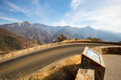 Amphitheater Point at Sequoia Foto stock