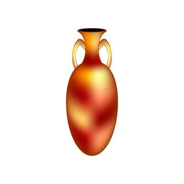 Amphora icon on white. Stock Illustration