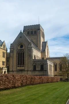 Ampleforth Abbey a Benedictine Catholic monastery in North Yorkshire Stock Photos