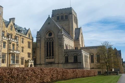 Ampleforth Abbey a Benedictine Catholic monastery in North Yorkshire Stock Photos