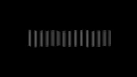 Amplified audio Frequency Sound Waves signal Flow over Monitor Display Stock Footage 327690355
