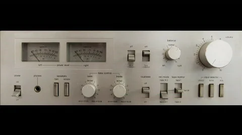Amplifier 01A Stock Footage