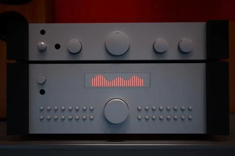 Amplifier Stock Illustration
