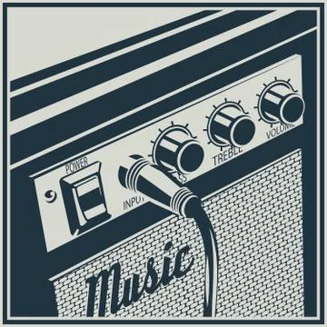 Amplifier Symbol Stock Illustration