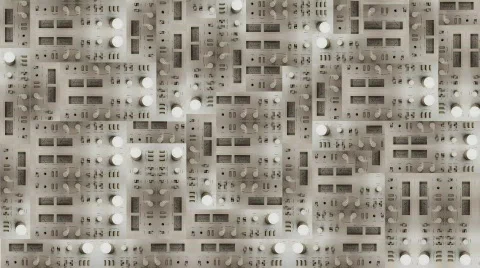 Amplifier wall 04A Stock Footage 335234