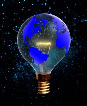 AMPOULE ELECTRIQUE Stock Illustration