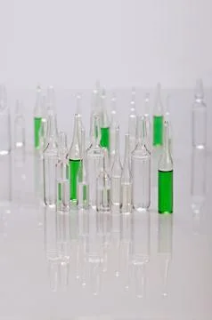 Ampoules with medication Stock Photos