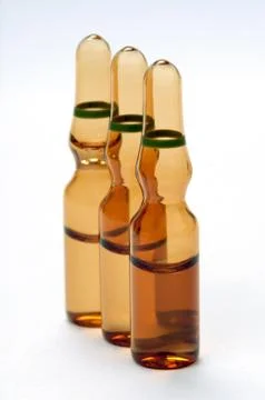 Ampules for pharmaceutical use Stock Photos