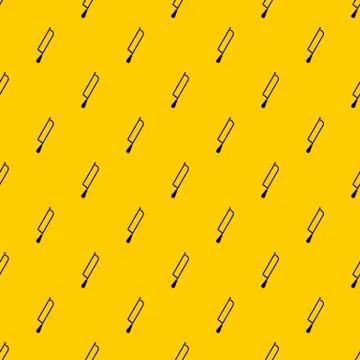 Amputation and surgical saw pattern Stock Illustration