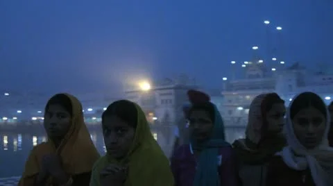 Amritsar-Golden Temple Stock Footage 10679527