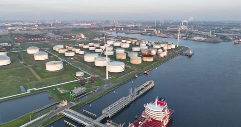 Amsterdam, 13th of May 2023, The Netherlands. Chemical and Oil Products Tanker Stock Footage 242528850