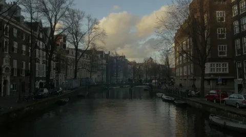 Amsterdam 4K cityscape Stock Footage 48805037