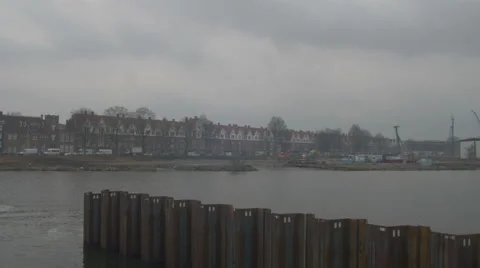 Amsterdam 4K docks _1 Stock Footage 48916419