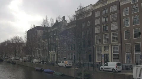 Amsterdam 4K through the canals_13 Stock Footage 49018472