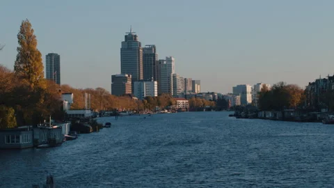 Amsterdam Amstel Video stock 169304271