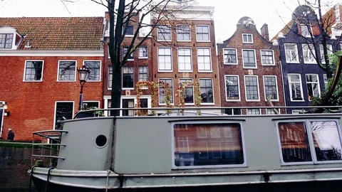 Amsterdam, autumn Stock Footage 91281550