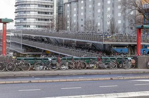 Amsterdam bicycles Stock Photos