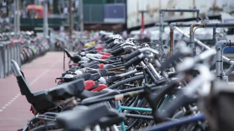 Amsterdam Bikes 01 HD Видео 5501067