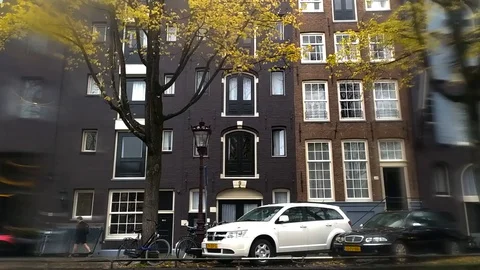 Amsterdam Boat Trip Stock Footage 128621228