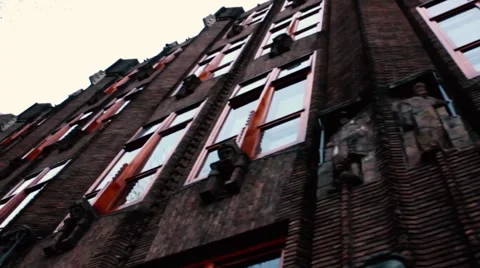Amsterdam building Stock Footage 57110427