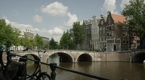 Amsterdam Canal 動画素材 44542529