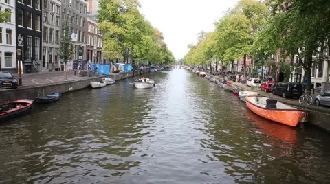 Amsterdam canal Stock Footage 46154652