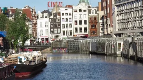 Amsterdam canal Stock Footage 77257115