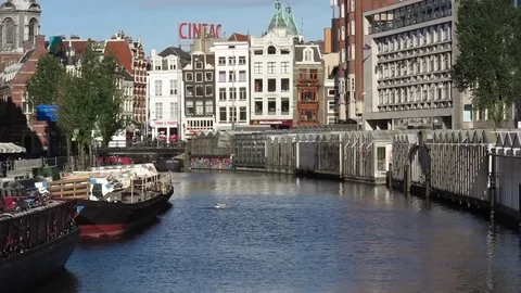 Amsterdam canal Stock Footage 77257119