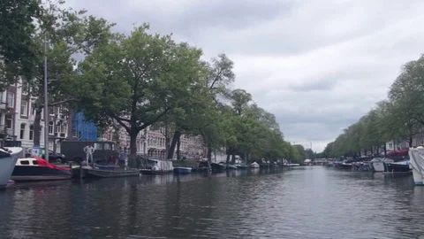 Amsterdam Canal 스톡 동영상 78915134