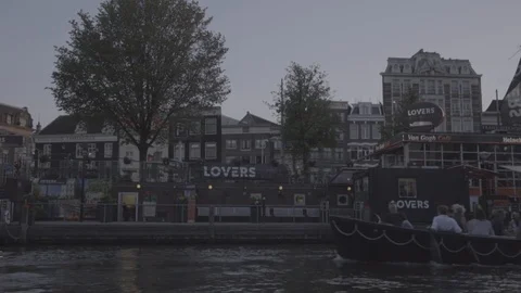 Amsterdam Canal Stock Footage 98055425