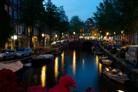 Amsterdam Canal Stock Photos